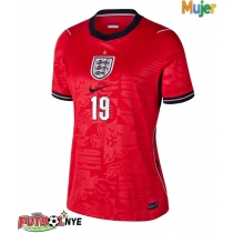 Camiseta Inglaterra Ollie Watkins #19 Visitante Equipación para mujer Mundial 2026 manga corta